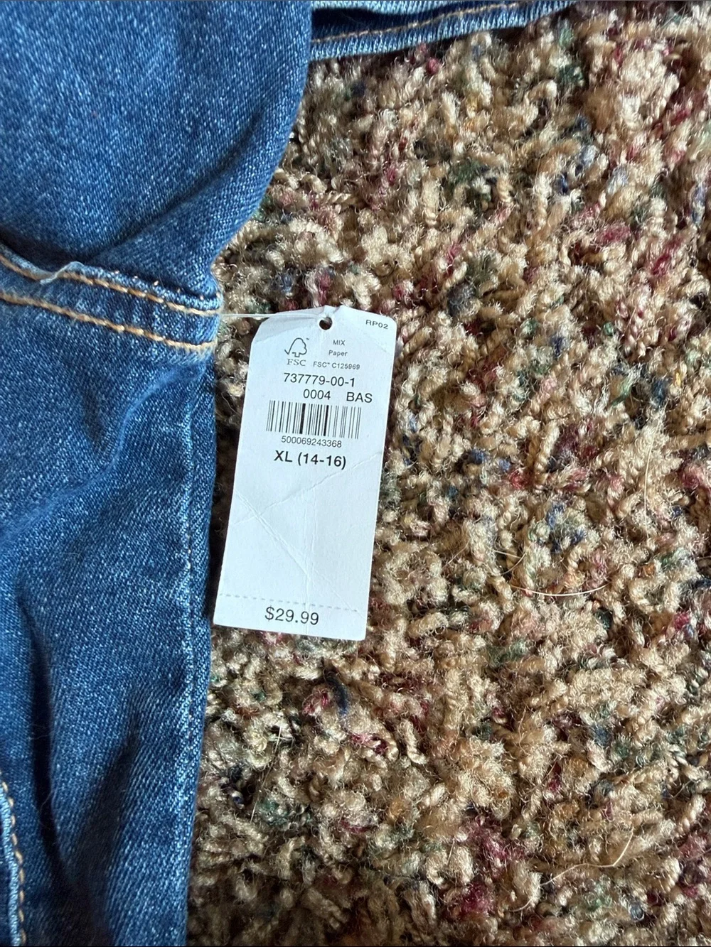 Old Navy Medium Blue Denim Jacket for Kids